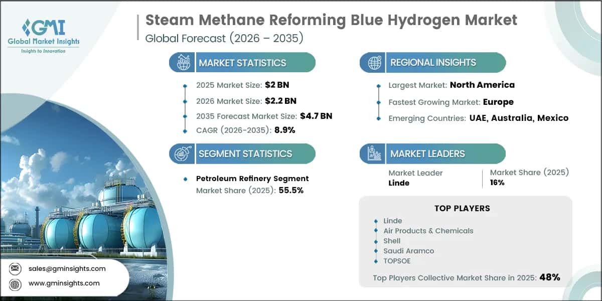 Steam Methane Reforming Blue Hydrogen Market Research Report