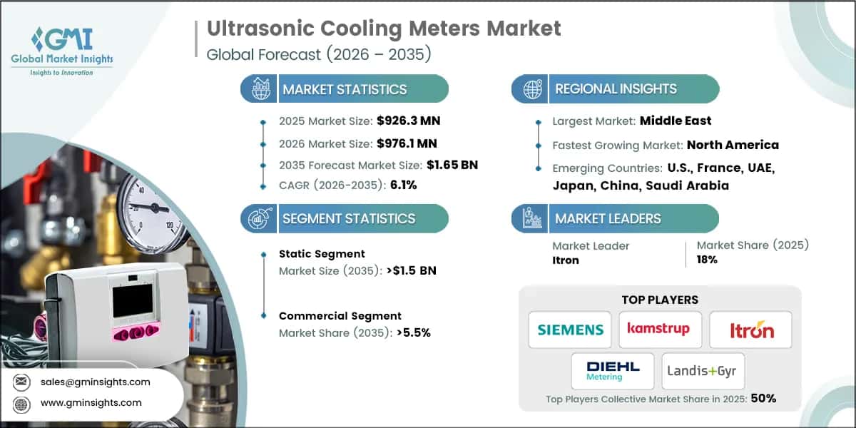 Ultrasonic Cooling Meters Market Research Report