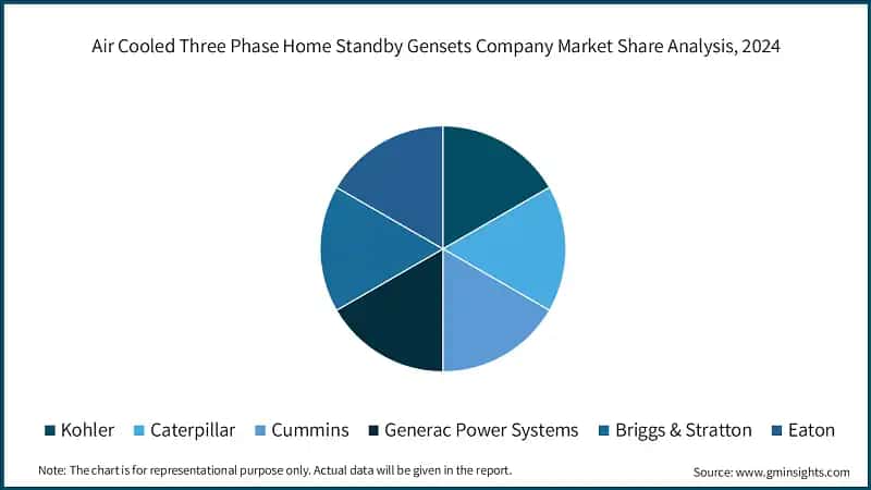 Air Cooled Three Phase Home Standby Gensets Company Market Share Analysis, 2024