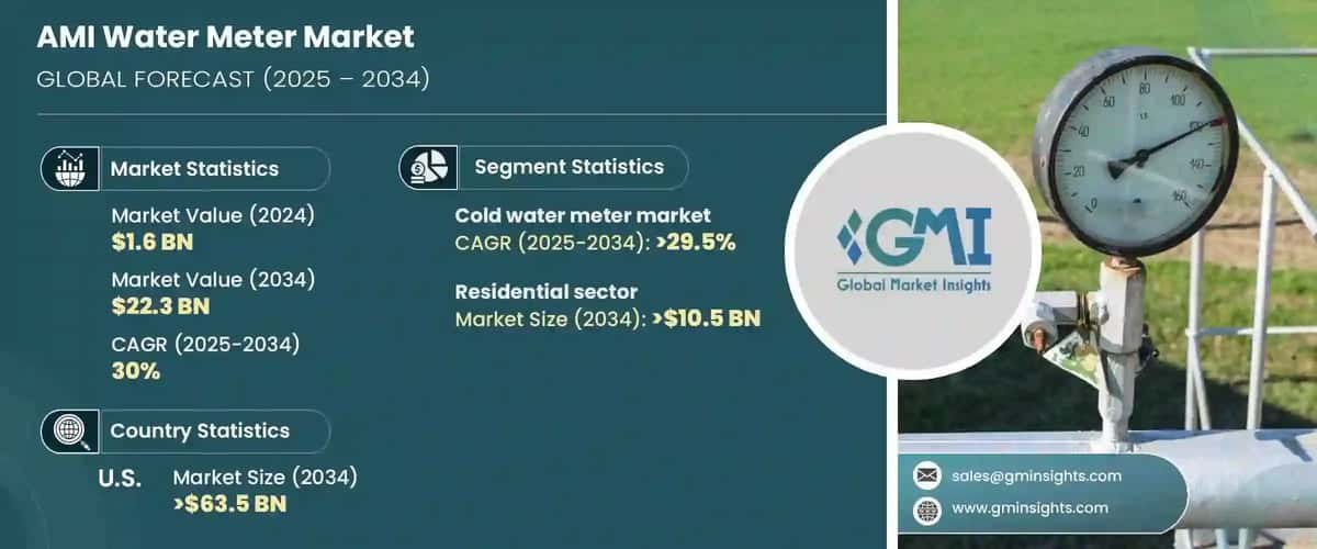  AMI water meter market