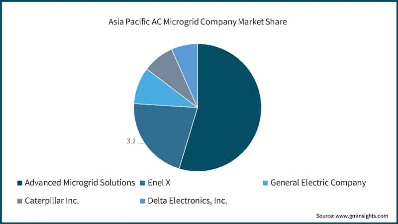 Asia Pacific AC Microgrid Company Market Share