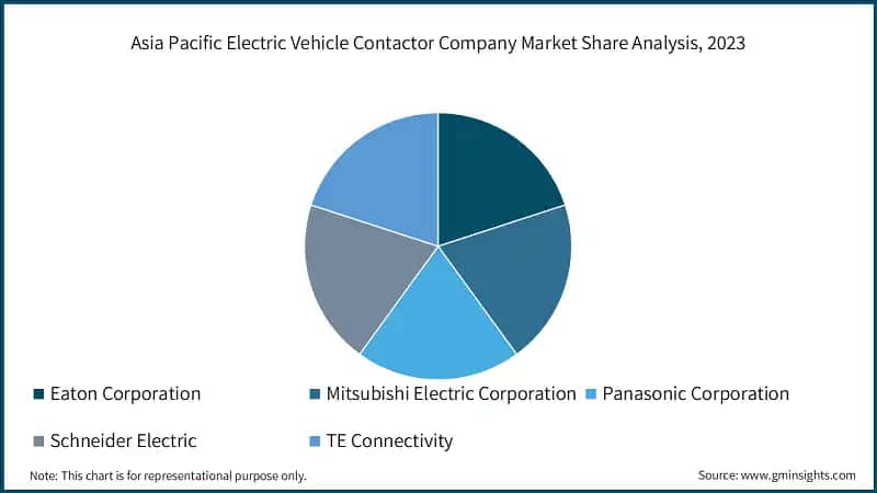Asia Pacific Electric Vehicle Contactor Company Market Share Analysis, 2023