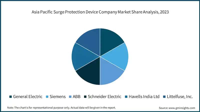 Asia Pacific Surge Protection Device Company Market Share Analysis, 2023