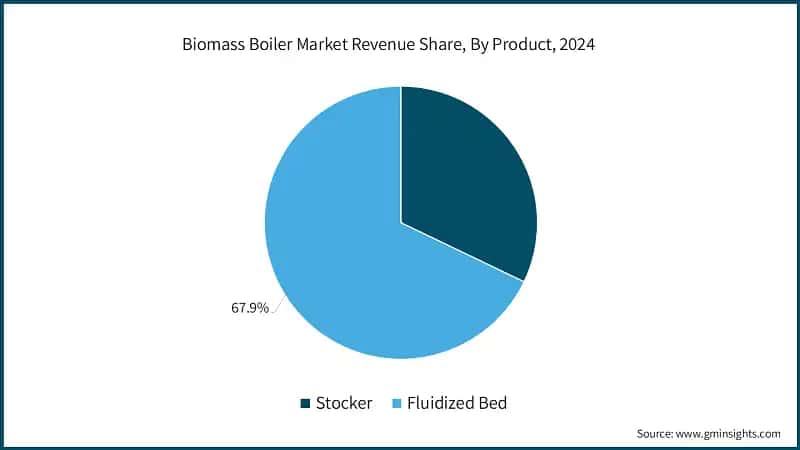 Biomass Boiler Market Revenue Share, By Product, 2024