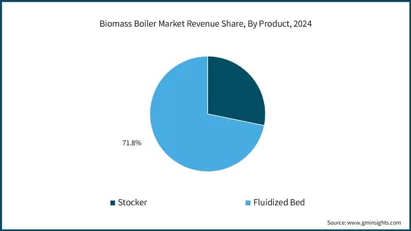 Biomass Boiler Market Revenue Share, By Product, 2024