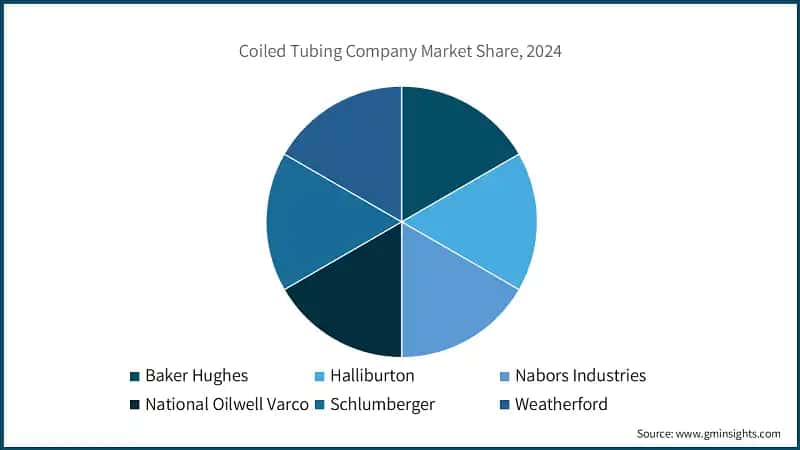 Coiled Tubing Company Market Share, 2024