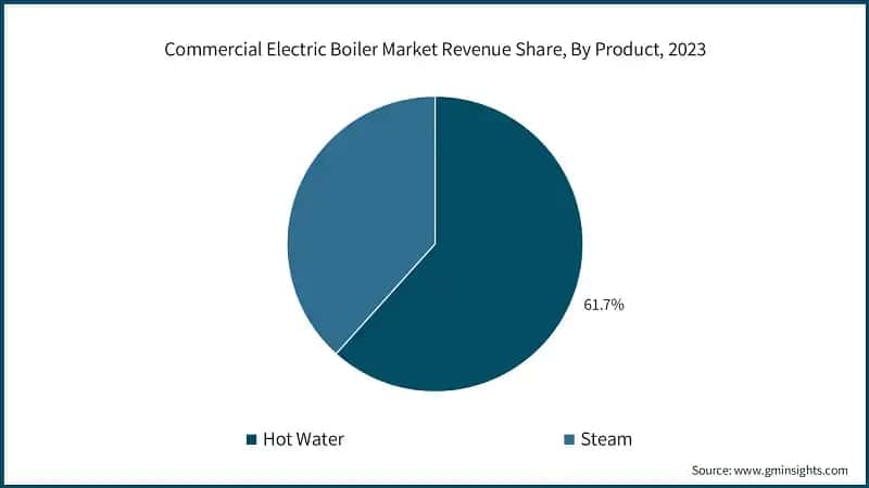 Commercial Electric Boiler Market Revenue Share, By Product, 2023