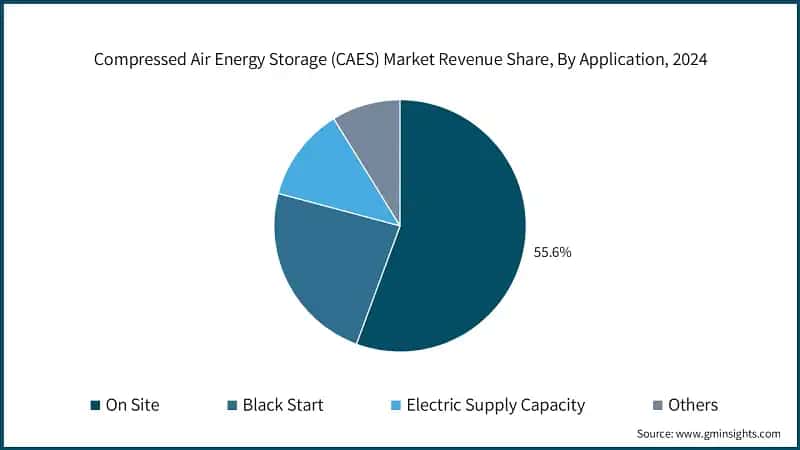 Compressed Air Energy Storage (CAES) Market Revenue Share, By Application, 2024