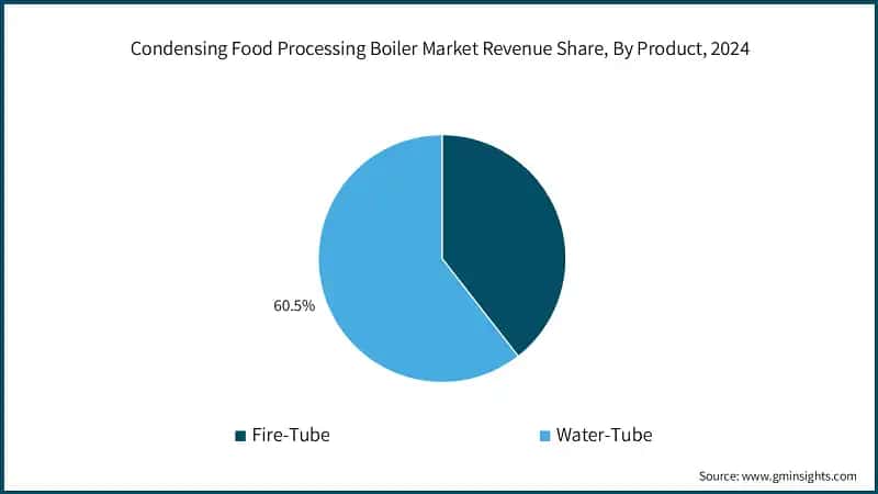 Condensing Food Processing Boiler Market Revenue Share, By Product, 2024