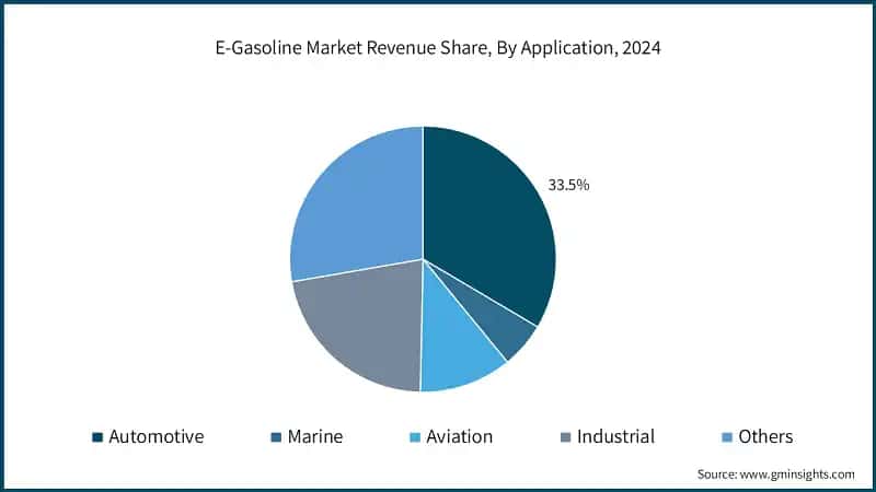 E-Gasoline Market Revenue Share, By Application, 2024