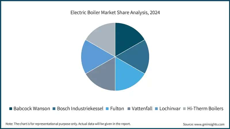 Electric Boiler Market Share Analysis, 2024