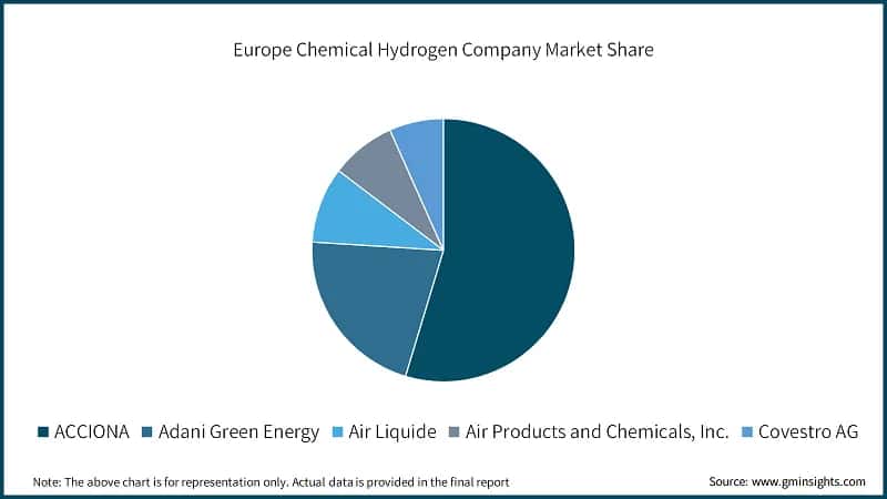 Europe Chemical Hydrogen Company Market Share