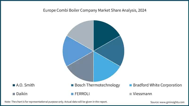 Europe Combi Boiler Company Market Share Analysis, 2024