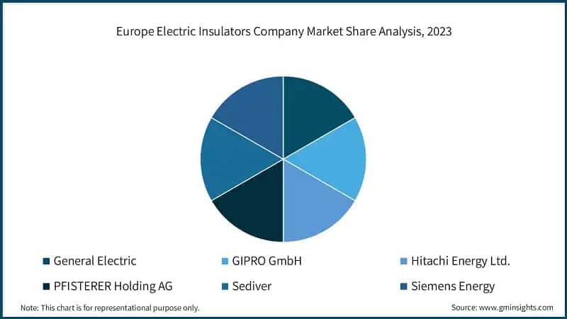 Europe Electric Insulators Company Market Share Analysis, 2023
