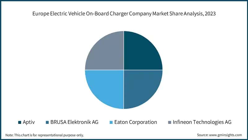 Europe Electric Vehicle On-Board Charger Company Market Share Analysis, 2023