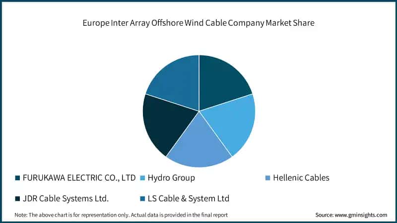 Europe Inter Array Offshore Wind Cable Company Market Share