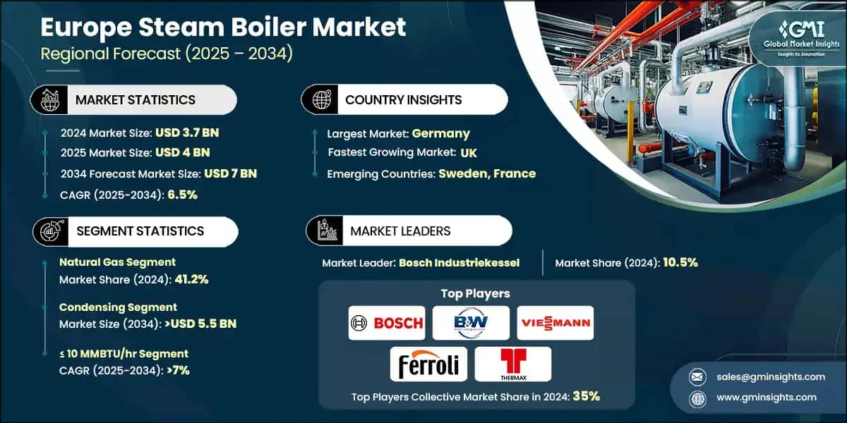 Europe Steam Boiler Market