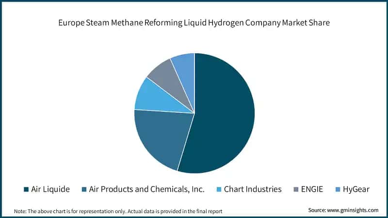 Europe Steam Methane Reforming Liquid Hydrogen Company Market Share