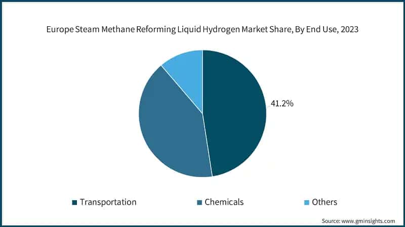 Europe Steam Methane Reforming Liquid Hydrogen Market Share, By End Use, 2023