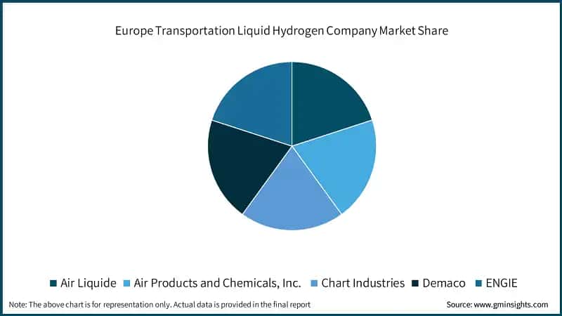 Europe Transportation Liquid Hydrogen Company Market Share