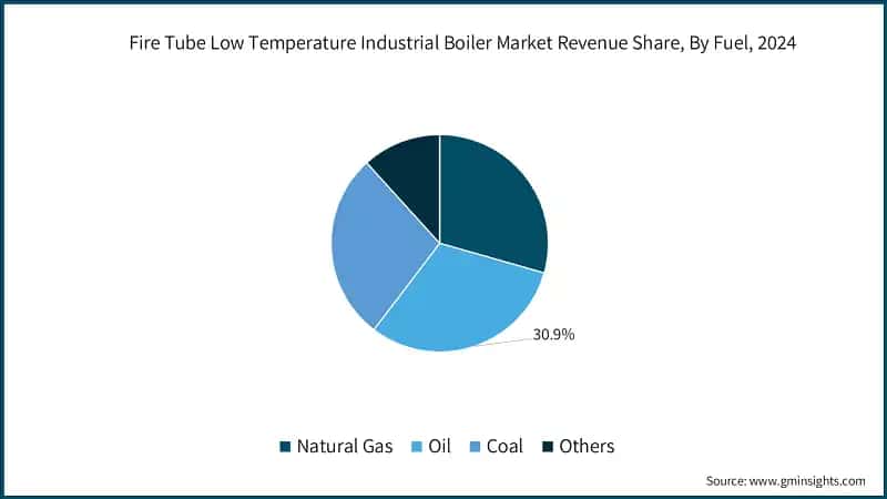 Fire Tube Low Temperature Industrial Boiler Market Revenue Share, By Fuel, 2024