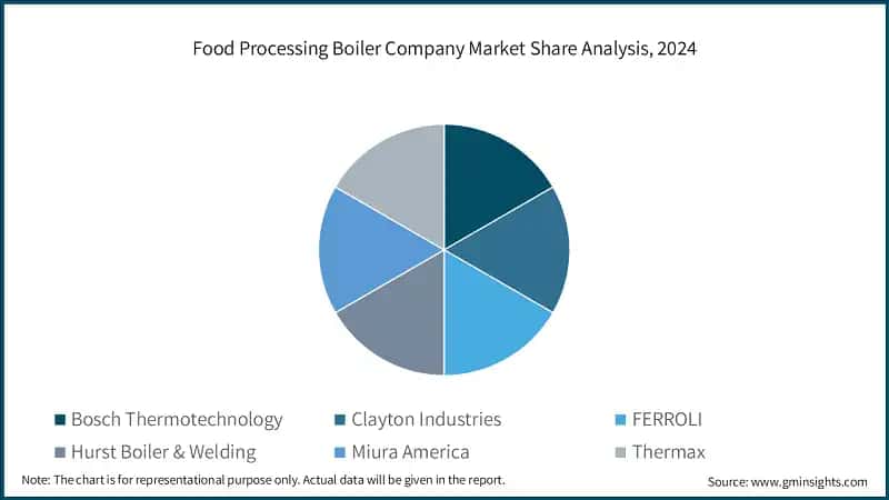 Food Processing Boiler Company Market Share Analysis, 2024