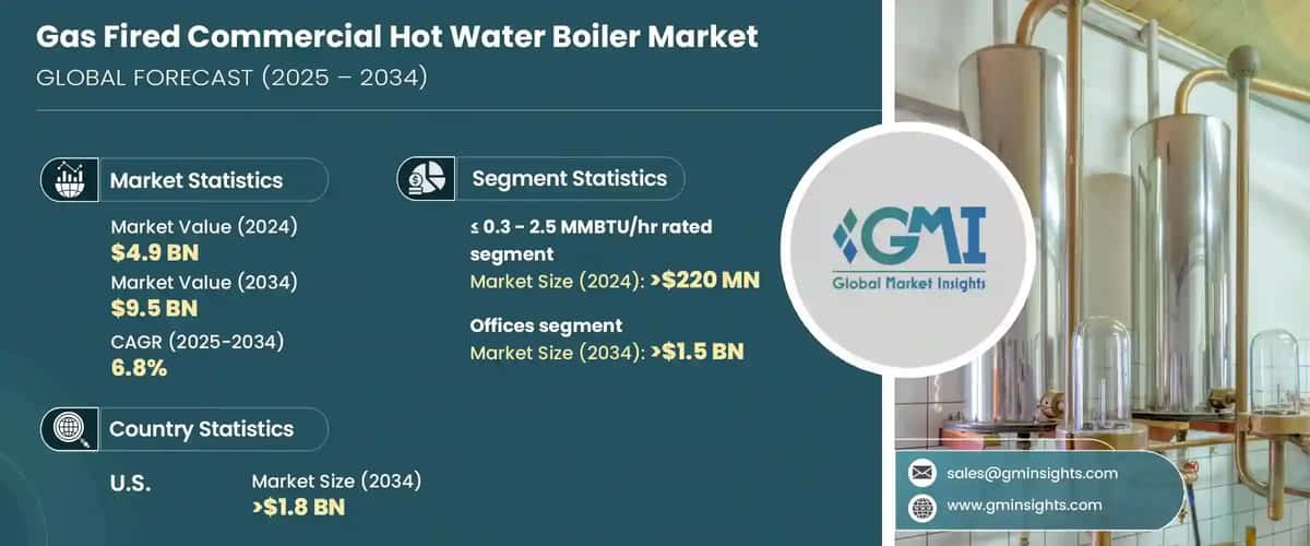Gas Fired Commercial Hot Water Boiler Market