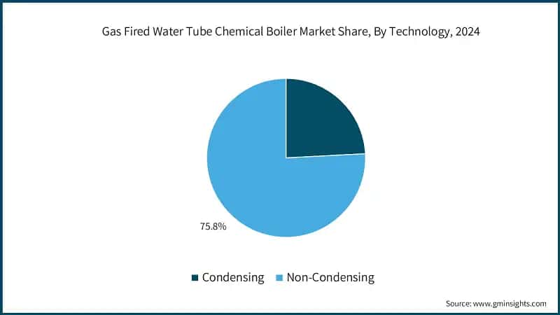 Gas Fired Water Tube Chemical Boiler Market Revenue Share, By Technology, 2024