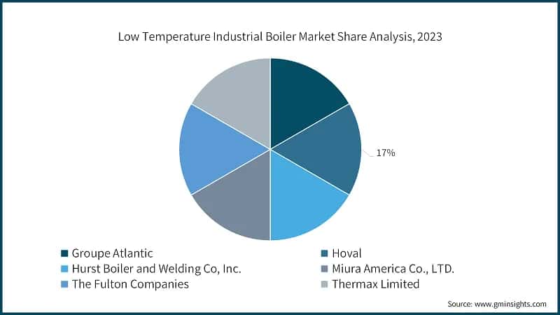 Low Temperature Industrial Boiler Market Share Analysis, 2023