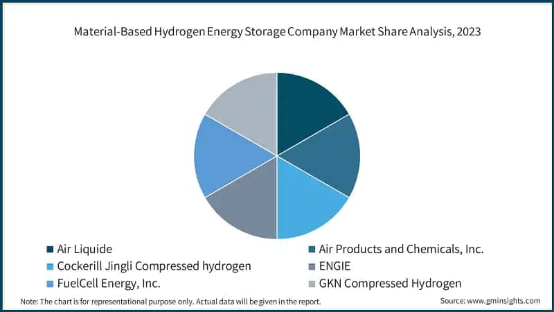 Material-Based Hydrogen Energy Storage Company Market Share Analysis, 2023