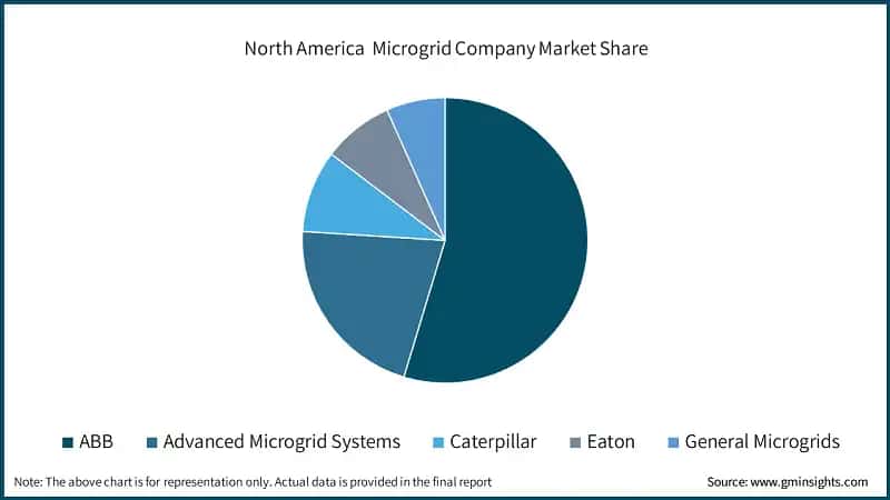 North America&nbsp; Microgrid Company Market Share