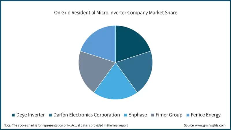 On Grid Residential Micro Inverter Company Market Share