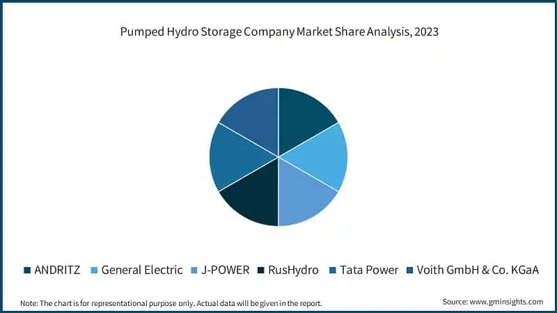 Pumped Hydro Storage Company Market Share Analysis, 2023