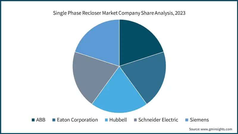 Single Phase Recloser Market Company Share Analysis, 2023 &nbsp;
