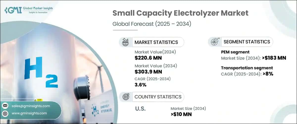 Small Capacity Electrolyzer Market Size