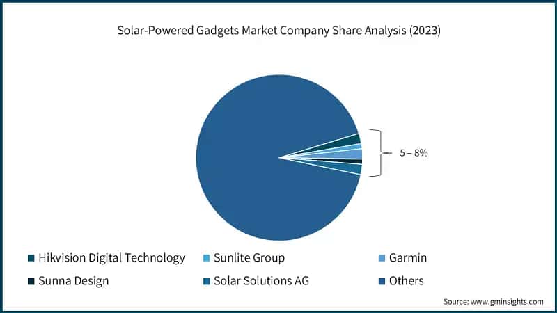 Solar-Powered Gadgets Market Company Share Analysis (2023)