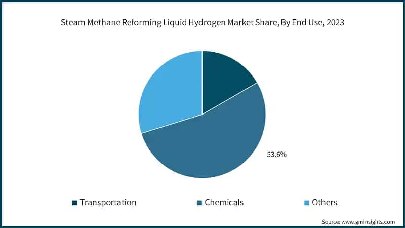 Steam Methane Reforming Liquid Hydrogen Market Share, By End Use, 2023