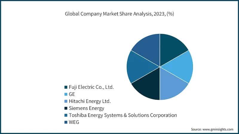 Global Company Market Share Analysis, 2023, (%)