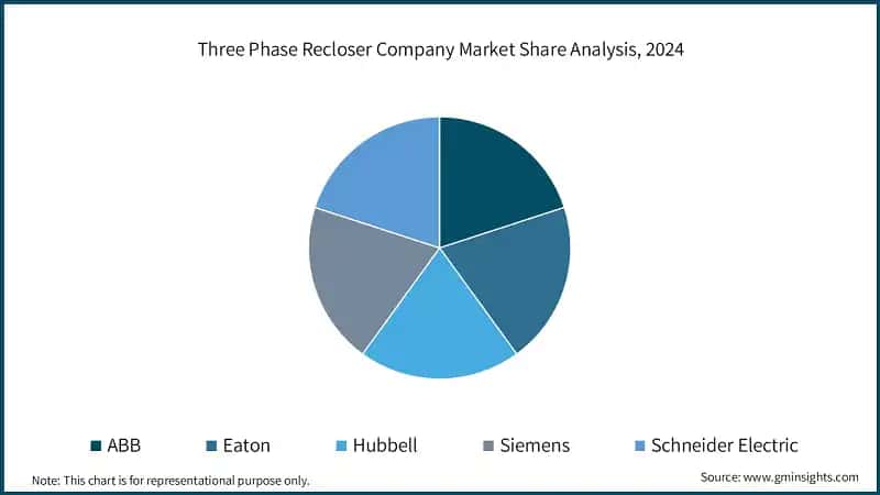 Three Phase Recloser Company Market Share Analysis, 2024