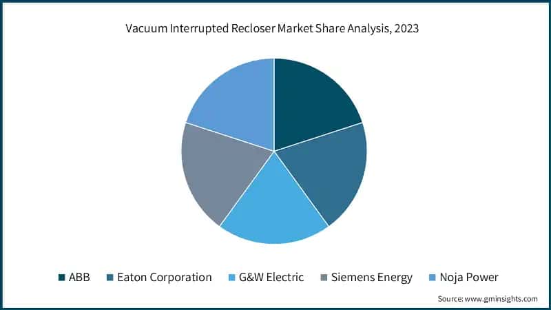 Vacuum Interrupted Recloser Market Share Analysis, 2023