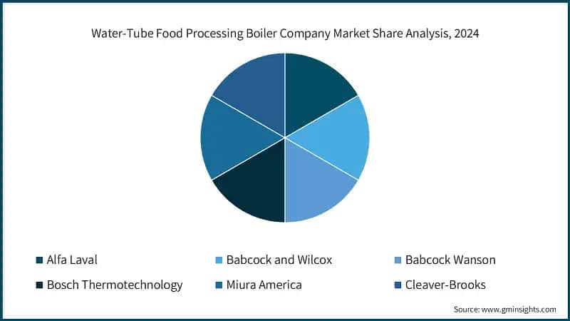 Water-Tube Food Processing Boiler Company Market Share Analysis, 2024