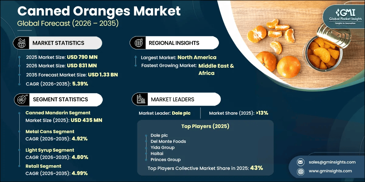 Canned Oranges Market Research Report