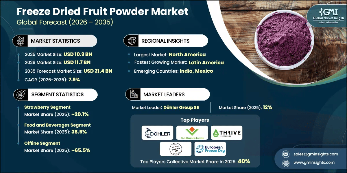Freeze Dried Fruit Powder Market Research Report