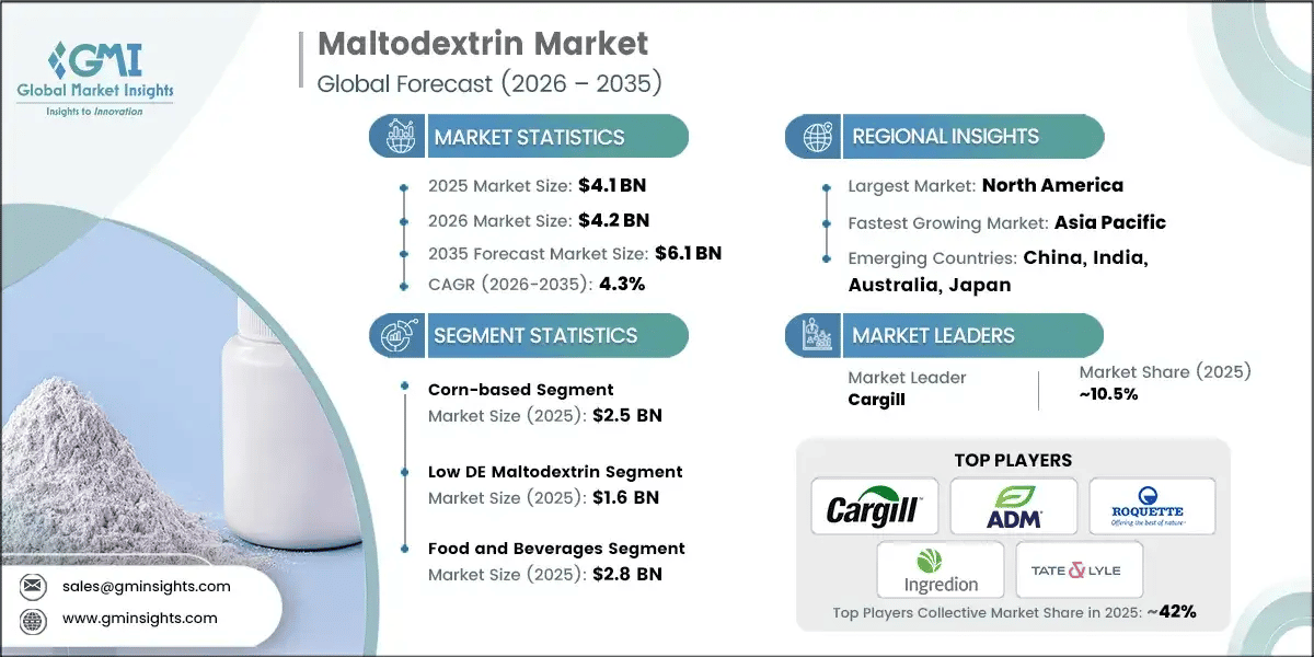 informe de investigación del mercado de maltodextrina