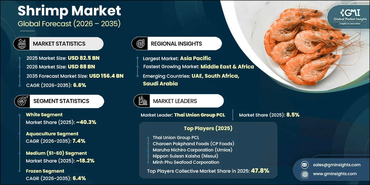 Informe de investigación del mercado de camarón