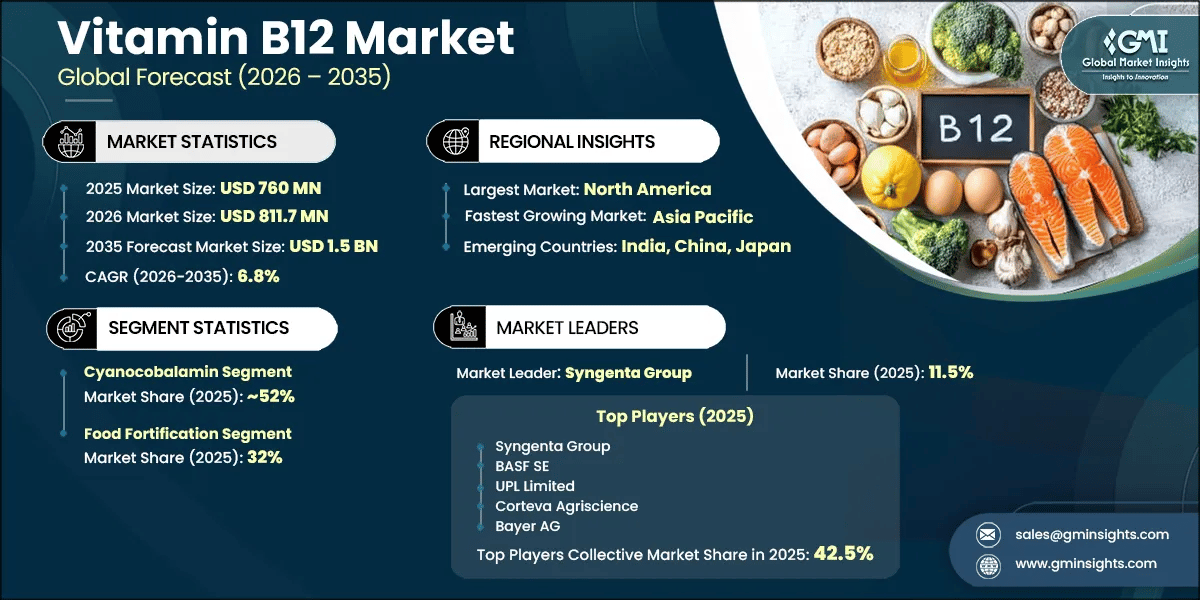 Vitamin B12 Market Research Report