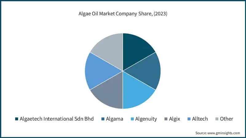 Algae Oil Market Company Share, (2023)