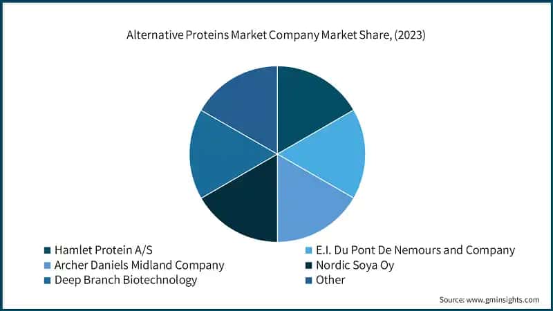 Alternative Proteins Market Company Market Share, (2023)