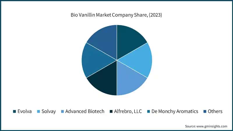 Bio Vanillin Market Company Share, (2023)