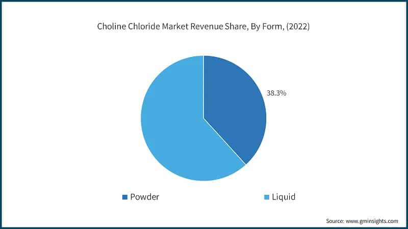 Choline Chloride Market Revenue Share, By Form, (2022)